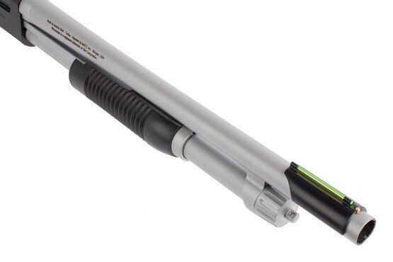 Winchester SXP Marine Defender pump action 12 gauge shotgun is hard chromed and has a high vis fiber optic front sight